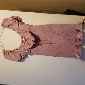 Love Tree Mauve Fitted Dress